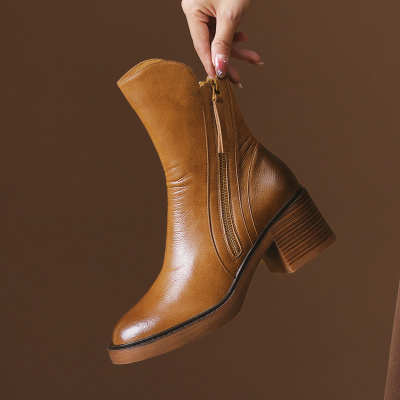 Bottes Cuir Vamora
