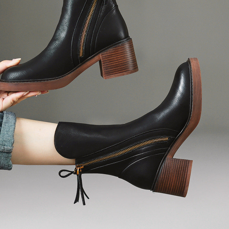 Bottes Cuir Vamora