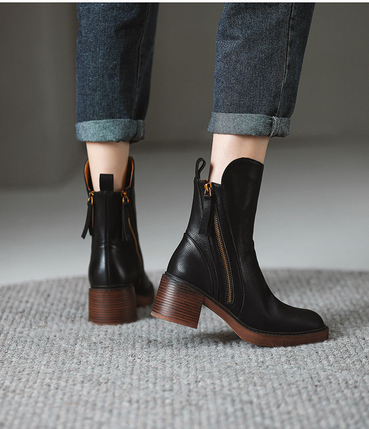 Bottes Cuir Vamora