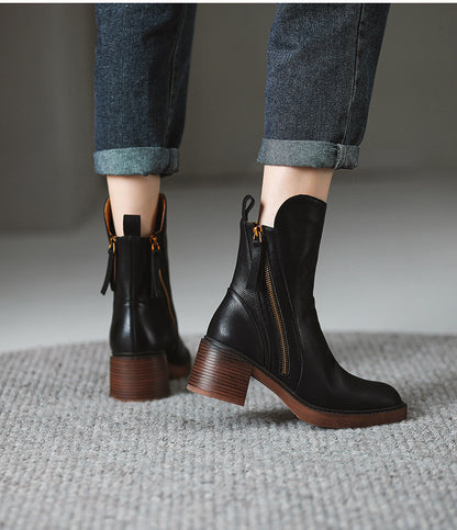 Bottes Cuir Vamora