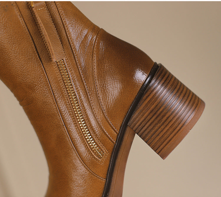 Bottes Cuir Vamora