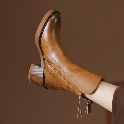 Bottes Cuir Vamora